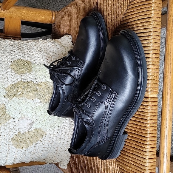 Dunham Ruggards,  plain toe oxford/derby, black, size 8.0 D - Picture 1 of 15